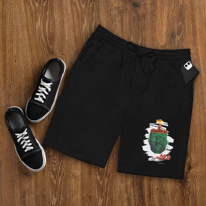 NO EVIL Men's fleece shorts